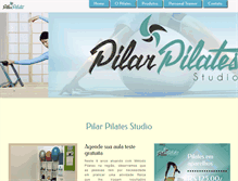 Tablet Screenshot of pilarpilatesstudio.com.br